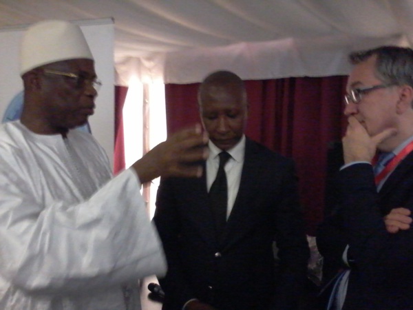 Le Ministre en charge du PSE Abdoul Aziz Tall et Me Madicke Diop PDG BEM School