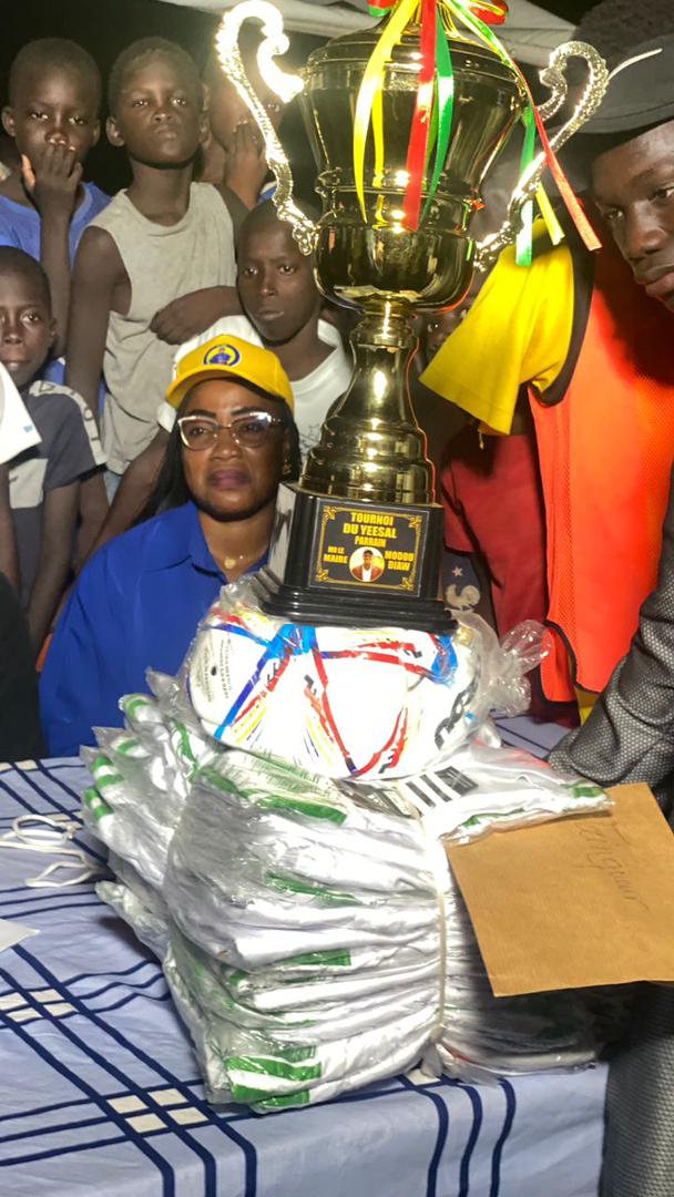 Louga : Le tournoi de football "Yessal" en apothéose, parrainé par Modou Diaw, Adjoint au Maire de Kanel Ndiobe