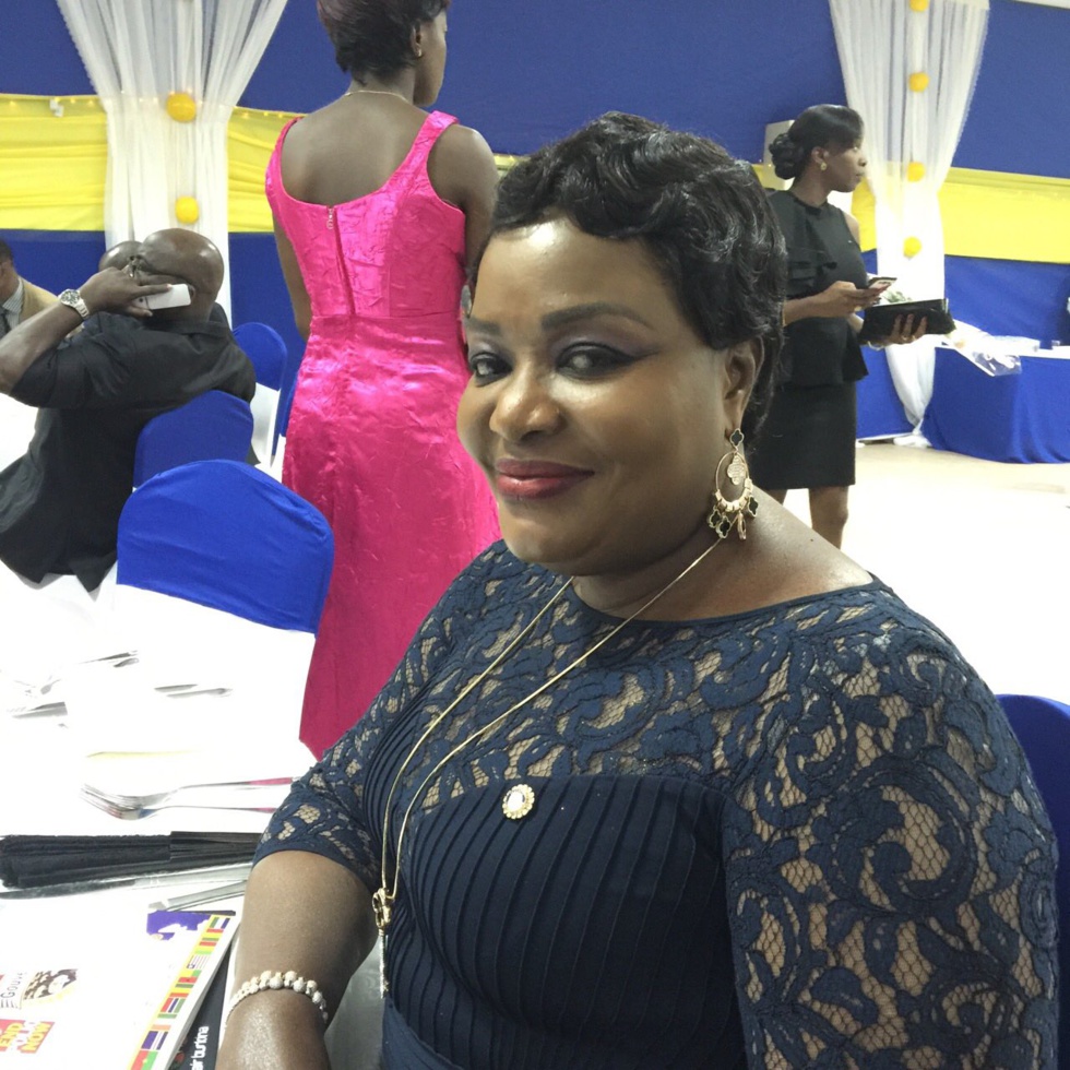 La belle Bineta Khouma à Ouagadougou lors de la soirée du Rotary CLUB