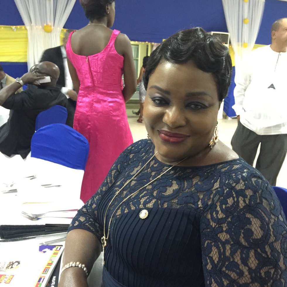 La belle Bineta Khouma à Ouagadougou lors de la soirée du Rotary CLUB