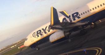 Deux avions Ryanair se percutent sur la piste de l'aéroport de Dublin