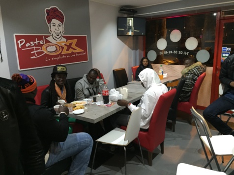 Bombardier dans un restaurant africain à Paris 