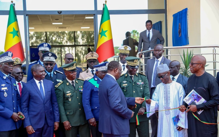 Photos: Le Président de la République, Macky Sall, à la cérémonie d’inauguration de l’état-major de la Gendarmerie nationale et Direction de la Justice militaire