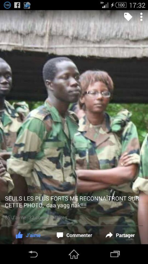 Mouhamadou Mohamed Ndiaye de GFM en mode treillis 