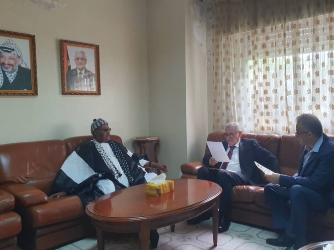 Visite de solidarité : Le Forum islamique pour la paix, reçu par l'ambassadeur de Palestine...