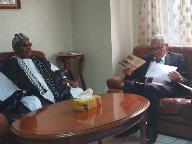 Visite de solidarité : Le Forum islamique pour la paix, reçu par l'ambassadeur de Palestine...
