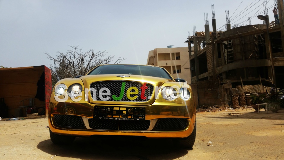 Photos – La nouvelle Bentley Chromé de Waly Seck jamais vue au Sénégal. Elle coûte 29 millions