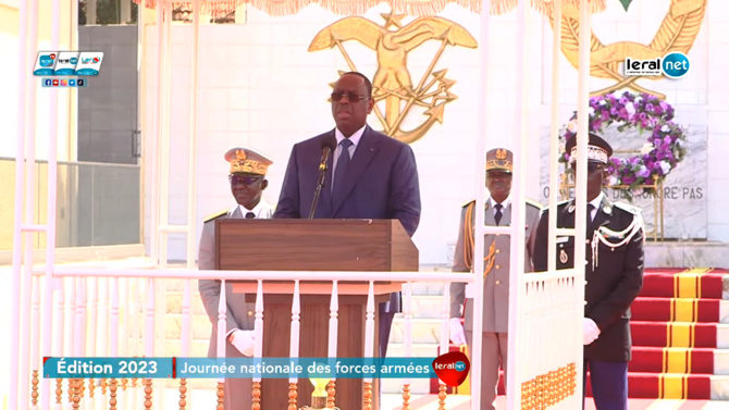 Journée nationale des Forces armées  2023 : L’intégralité du discours du président Macky Sall ….