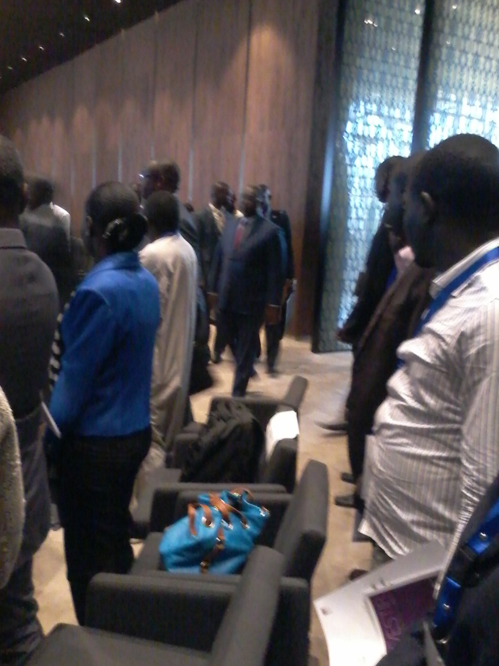 Arrivée de Macky Sall au CCIAD