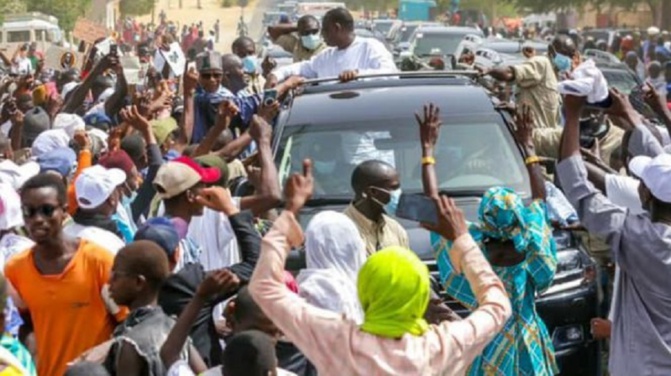 Tournée économique du Président Macky Sall : La mobilisation laisse place aux embouteillages à Kaolack
