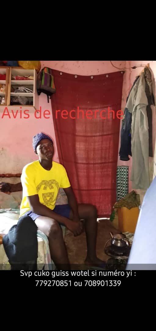 Avis de recherche: Omar Bodian, âgé de 18 ans, perdu de vue, ce lundi 13 novembre Avis de recherche: Omar Bodian, âgé de 18 ans, perdu de vue, ce lundi 13 novembre