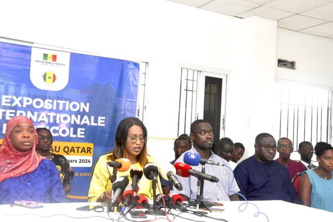 Conférence de presse sur le bilan d’étape de l’expo horticole  Doha  2023 ASEPEX: Discours de Zahra Iyane THIAM 
