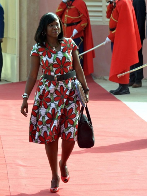 Viviane Bampassy très chic en mode Wax