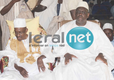 Le Khalife Général de Médina Gounass, Thierno Amadou Tidiane Bâ et Macky Sall
