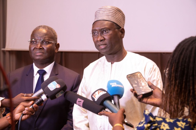 Ismaéla Madior Fall, Ministre des affaires étrangères, à la réunion ministérielle préparatoire du comité de haut niveau