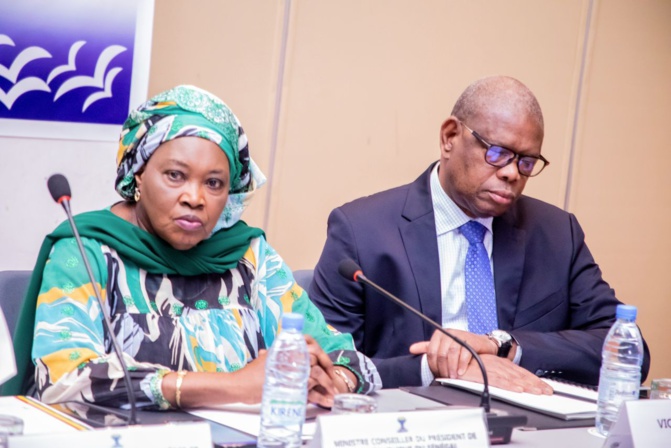 Ismaéla Madior Fall, Ministre des affaires étrangères, à la réunion ministérielle préparatoire du comité de haut niveau