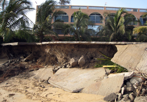 Menace de disparition de villes à cause de l'érosion côtière : Saly, Saint-Louis, Dakar et les îles du Saloum, les points névralgiques