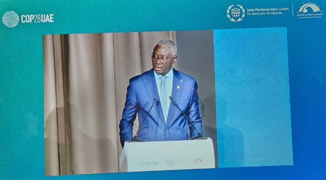 Rencontre parlementaire de la COP28 : Le discours de Amadou Mame Diop, le président de l'Assemblée nationale du Sénégal