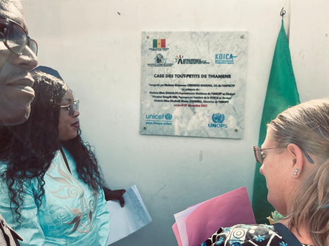 Snectp 2023 : Inauguration de la Case des Tout-Petits de Thiamène Louga Snectp 2023 : Inauguration de la Case des Tout-Petits de Thiamène Louga