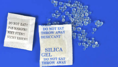 Que faire de vos sachets de gel de silice?