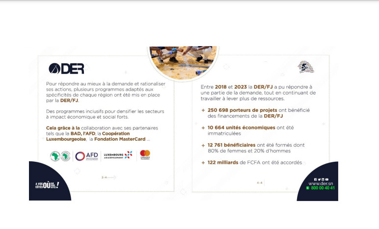 La DER/FJ : Guichet de financement des initiatives entrepreneuriales ! La DER/FJ : Guichet de financement des initiatives entrepreneuriales !