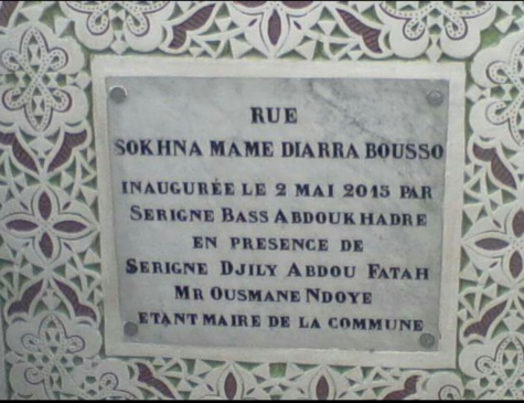 Les images de l'inauguration de la rue Sokhna Mame Diarra Bousso à Colobane 