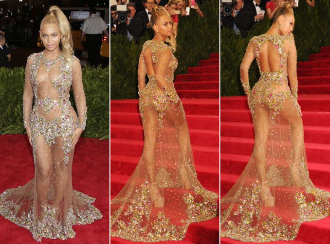 Gala du Met: Beyoncé presque nue, décou­vrez tous les looks très sexy de la soirée  Welcome to New York Sexy