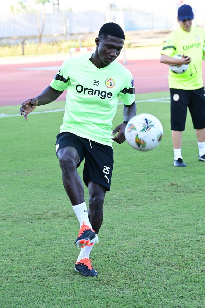 CAN 2023 : 11 "Lions" à la première séance d'entraînement