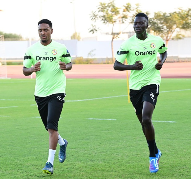 CAN 2023 : 11 "Lions" à la première séance d'entraînement