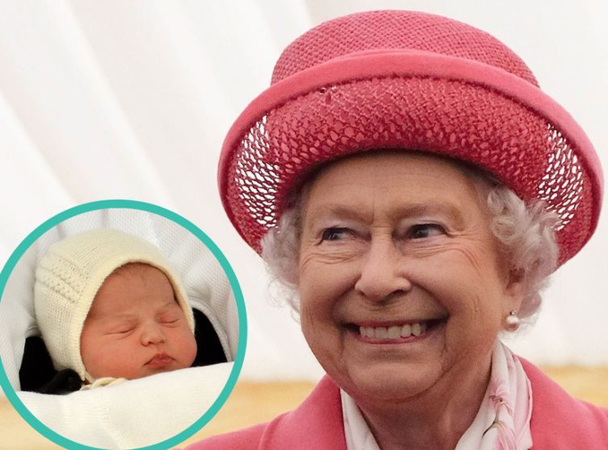 Première rencontre entre Eliza­beth II et son arrière-petite-fille Char­lotte