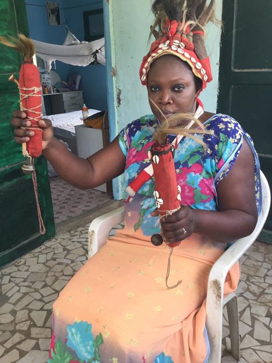 (Photo)Ndella Madior en mode saltigué, fait dans la menace : "Je suis guelewar du Sine… Kou gnou lal faatu"