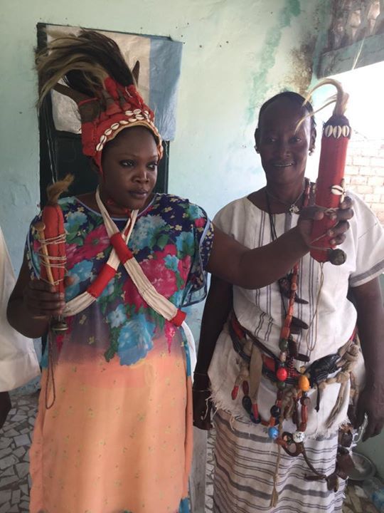 (Photo)Ndella Madior en mode saltigué, fait dans la menace : "Je suis guelewar du Sine… Kou gnou lal faatu"