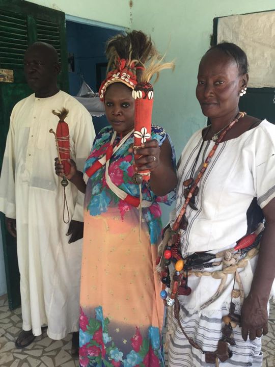 (Photo)Ndella Madior en mode saltigué, fait dans la menace : "Je suis guelewar du Sine… Kou gnou lal faatu"