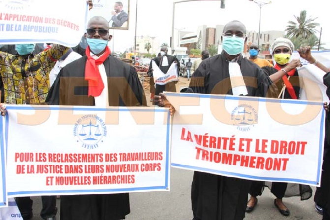 Suite et pas fin de leur bras de fer : Le Sytjust décrète encore 78 heures de grève et interpelle le Chef de l’Etat