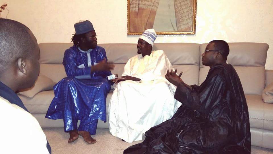 Baye Cissé alias Borom Keman en visite de courtoisie chez Serigne Basse Abdou Khadre