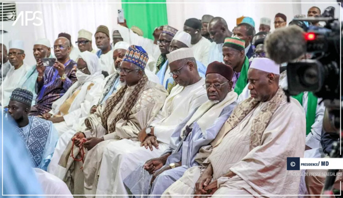 Louga-ziarra annuelle Thierno Mountaga Daha Tall : Macky Sall fait ses adieux au Khalife général de la famille omarienne