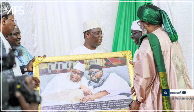 Louga-ziarra annuelle Thierno Mountaga Daha Tall : Macky Sall fait ses adieux au Khalife général de la famille omarienne