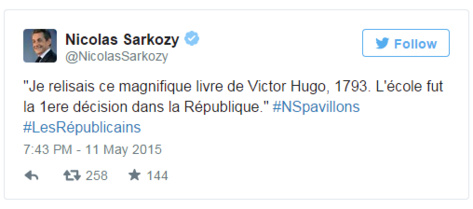 Nicolas Sarkozy ridiculisé suite à un tweet