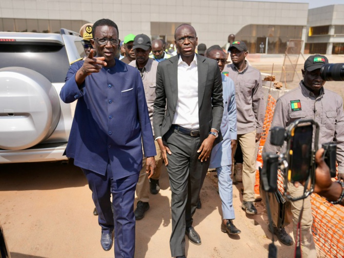 Ziguinchor: Le Premier Ministre Amadou Bâ a visité le chantier de l'aéroport, ce mercredi