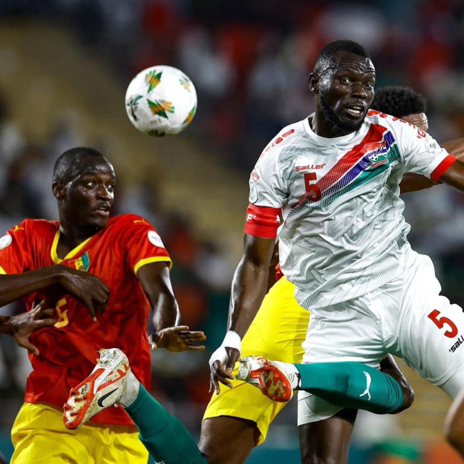 CAN 2023 : La Gambie céde sa place face à la Guinée et ferme sa porte des 8ème de finale