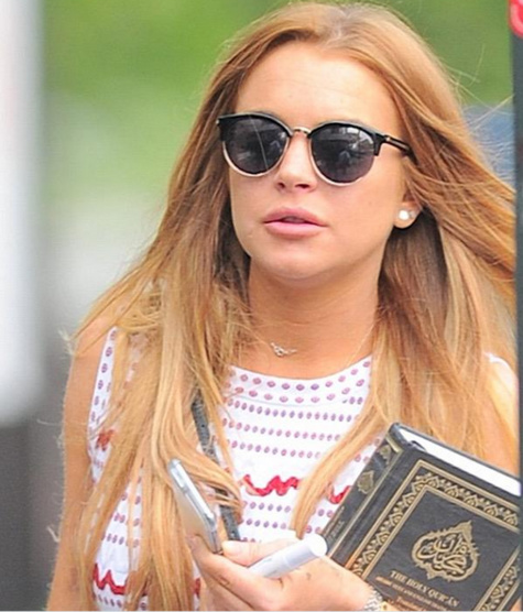 Lindsay Lohan convertie à l'islam ?