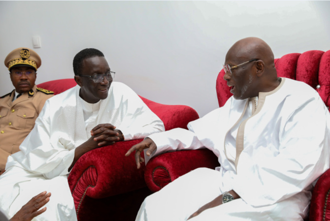 Photos/ En visite de courtoisie: Le Premier Ministre Amadou Ba chez le khalife général des mourides, Serigne Mountakha Bachir Mbacké Photos/ En visite de courtoisie: Le Premier Ministre Amadou Ba chez le khalife général des mourides, Serigne Mountakha Bachir Mbacké