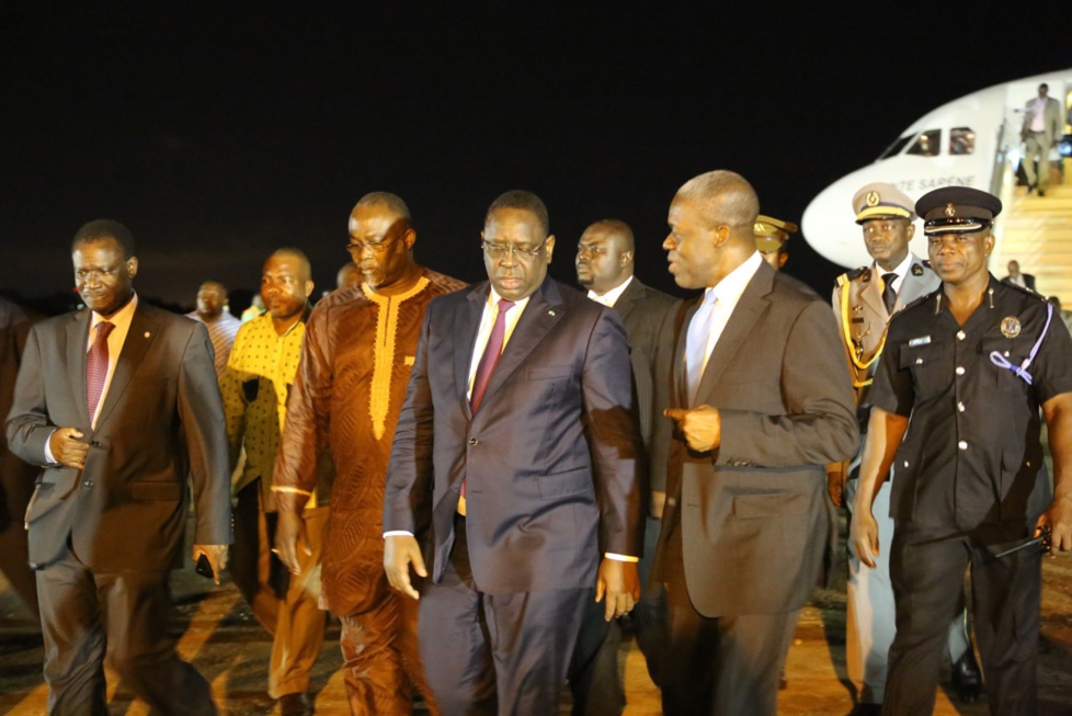 Macky Sall accueilli par le vice-président du Ghana
