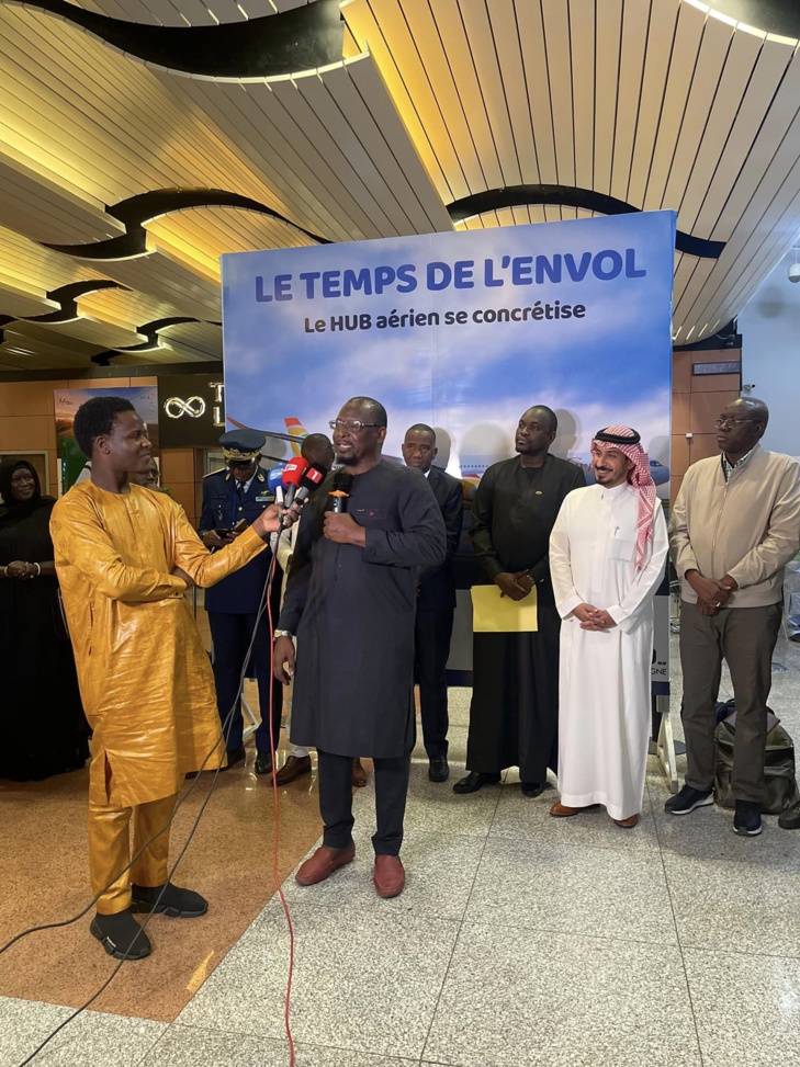Photos : Vol inaugural Dakar-Djeddah de la Compagnie Air Sénégal 