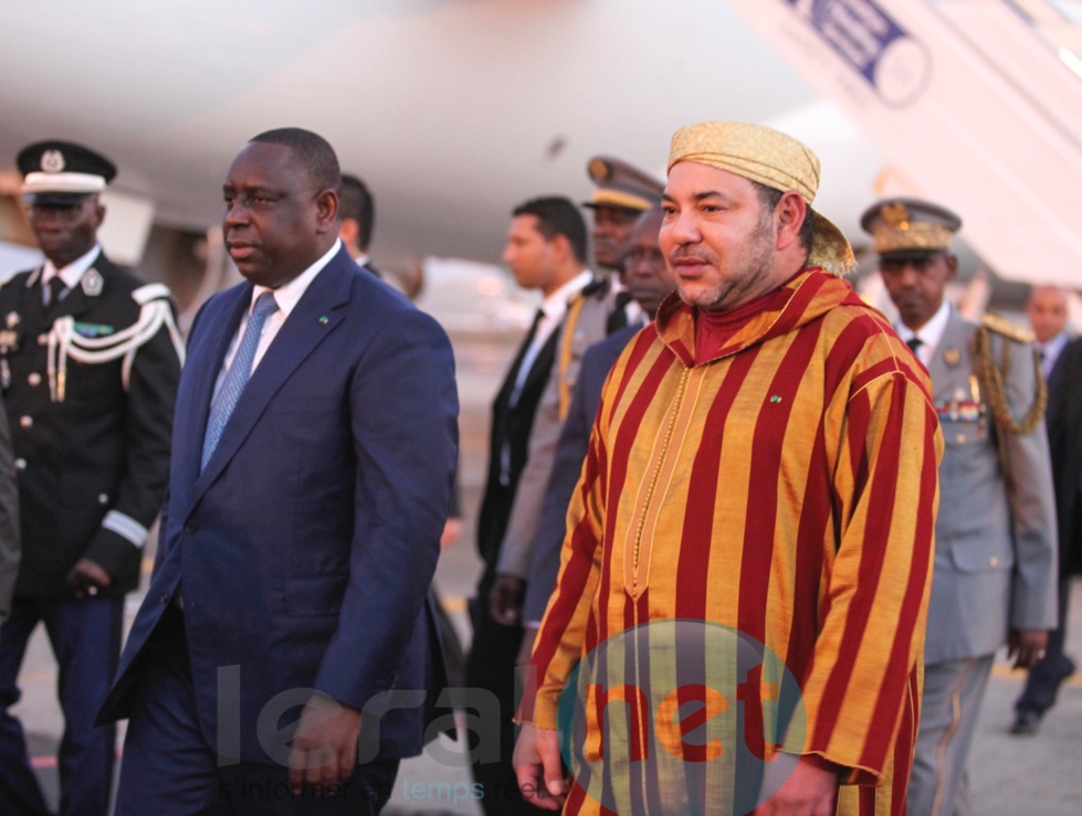 Arrivée de Mohamed VI à Dakar