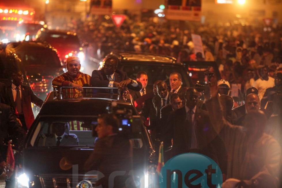 Arrivée de Mohamed VI à Dakar