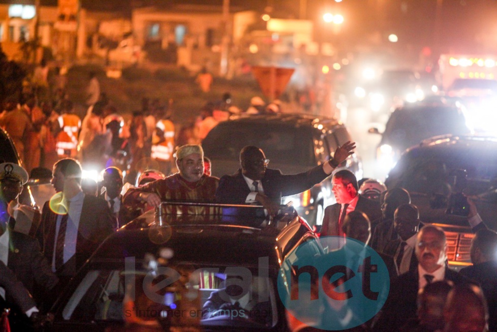 Arrivée de Mohamed VI à Dakar