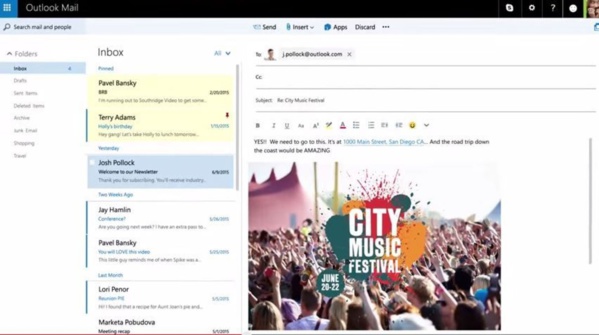 Outlook.com, le webmail de Microsoft fait peau neuve