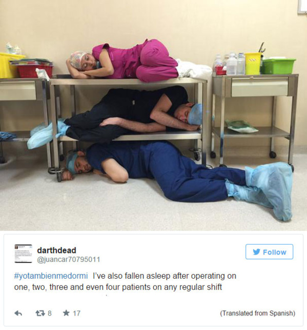 Des médecins du monde entier réagissent après une photo prise dans un hôpital... Quelle solidarité !