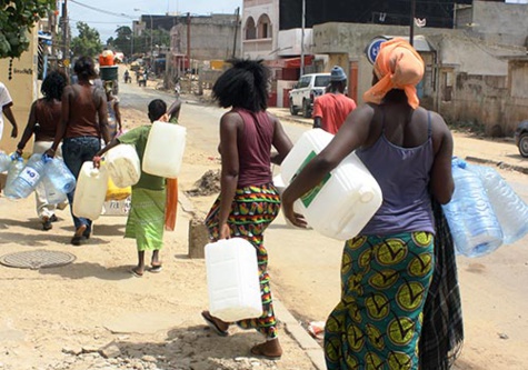 Perturbations dans la distribution de l'eau à Dakar : Une fuite sur le réseau est à l'origine, selon la SDE